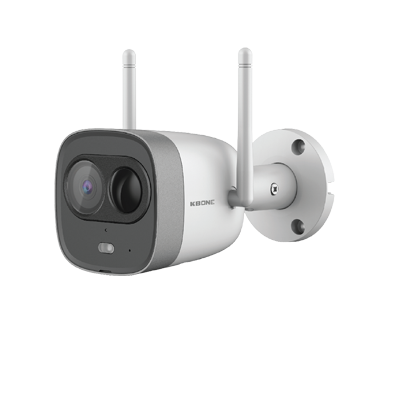 Camera wifi không dây KBONE Full HD 2.0M tích hợp còi và đèn báo động